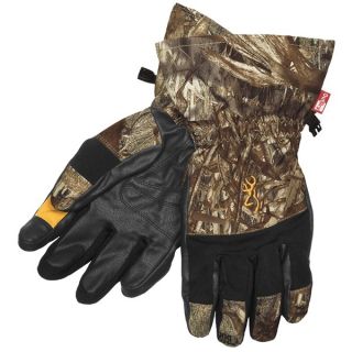 Browning Dirty Bird Gunners Gloves   Waterproof (For Men)   MOSSY OAK DUCK BLIND (M )