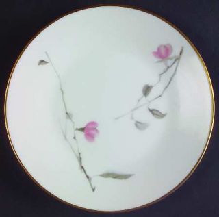 Rosenthal   Continental Japanese Quince (Gold Trim) Bread & Butter Plate, Fine C