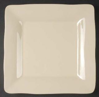Mikasa Brava Cream Square Dinner Plate, Fine China Dinnerware   Gourmet Basics,A