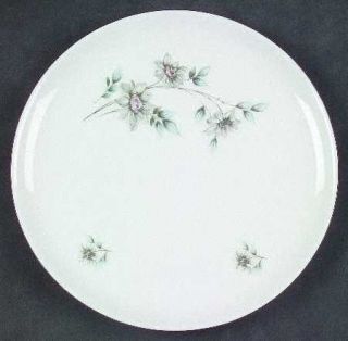 Treasure Chest Springtime Salad Plate, Fine China Dinnerware   Pink/Gray/White F