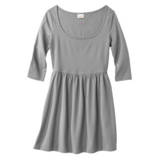 Mossimo Supply Co. Juniors 3/4 Sleeve Fit & Flare Dress   Cement XS(1)