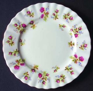 Royal Albert Winsome (White Background) Bread & Butter Plate, Fine China Dinnerw