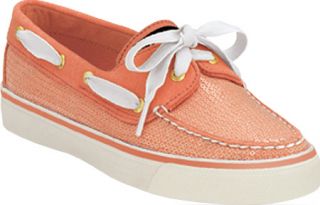 Womens Sperry Top Sider Bahama 2 Eye Sequins   Coral Jersey/Sequins Casual Shoe