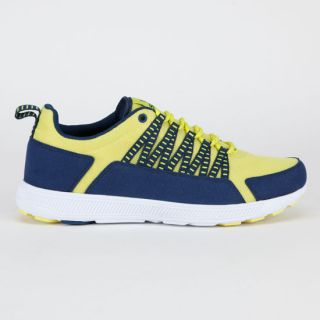 Owen Mens Shoes Acid Yellow/Navy/White In Sizes 9.5, 10, 8, 12, 9, 13, 8.