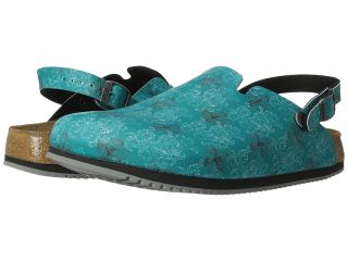 Alpro C 115 SG LEATHER Womens Clog Shoes (Blue)