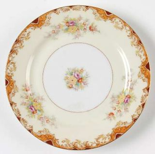 Adline Adl5 Bread & Butter Plate, Fine China Dinnerware   Rim&Center Multifloral