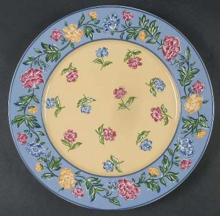 American Atelier Provence Dinner Plate, Fine China Dinnerware   Red,Yellow,Blue