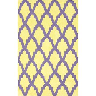 Nuloom Hand hooked Purple Wool Area Rug (36 X 56)