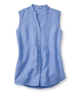 Premium Washable Linen, Sleeveless Shirt