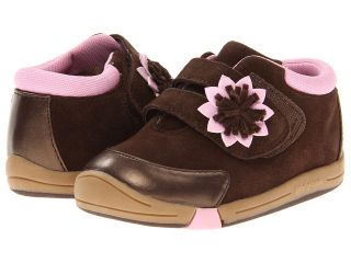 Jumping Jacks Kids Baby Flower Girls Shoes (Brown)