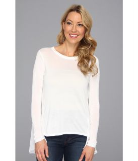Kenneth Cole New York Trina Knit Womens Long Sleeve Pullover (White)