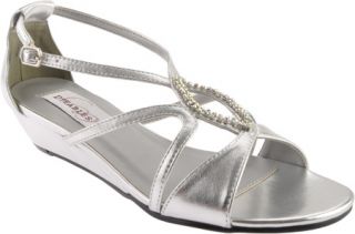 Womens Dyeables Harper   Silver Metallic Ornamented Shoes
