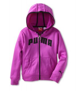 Puma Kids Active Core Zip Hoodie Girls Sweatshirt (Blue)