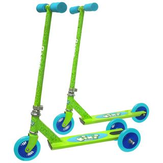 Razor Kixi Scooter Blue Green (Blue/greenDimensions 22.1 inches long x 7.9 inches wide x 11.4 inches highWeight 6.7 poundsWeight capacity 45 poundsRecommended ages 3+Easy to convert, durable, folding handlebars, lightweightAssembly required. )