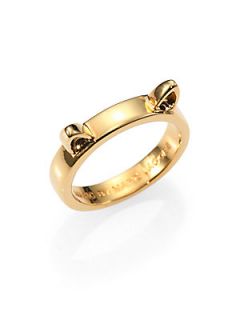 Marc by Marc Jacobs Cat Ears Band Ring   Gold