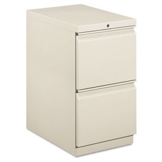 HON Efficiencies Mobile Pedestal File with Two File Drawers, 22 7/8D HON33823RQ