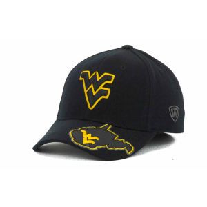 West Virginia Mountaineers Top of the World NCAA Stride Black Cap