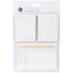 Essence East Coast Cards 3 X4 and 6 X4 54/pkg  Foundation Grids and Ledgers