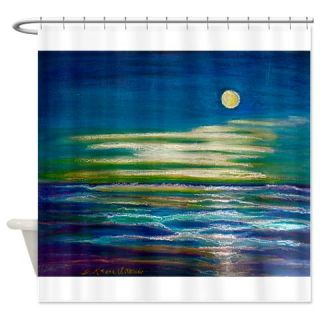  Moonlit Tide Shower Curtain  Use code FREECART at Checkout