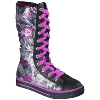 Girls Circo Gemma Sequin Fashion Boots   Purple 3