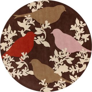 Thomas Paul Tufted Pile Chocolate/Persimmon Goldfinch Rug GoldfinchChocPer Ru