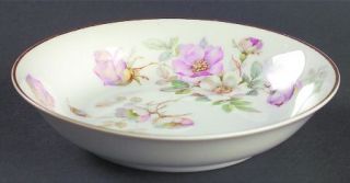 Heinrich   H&C Hc349 Fruit/Dessert (Sauce) Bowl, Fine China Dinnerware   Pink &