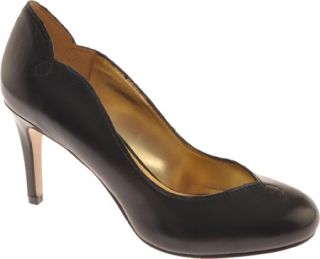 Womens Nine West Eriee   Black Leather Shoes