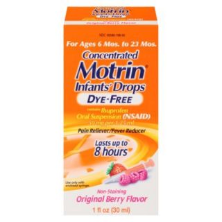 Motrin Infant Drops Dye Free Original Berry Flavor 1 fl oz