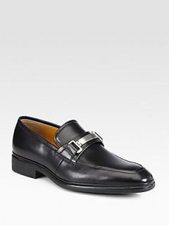 Bally Leather Loafers   Black