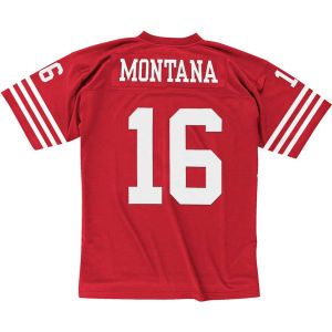 San Francisco 49ers Joe Montana Mitchell and Ness NFL Replica Throwback Jersey