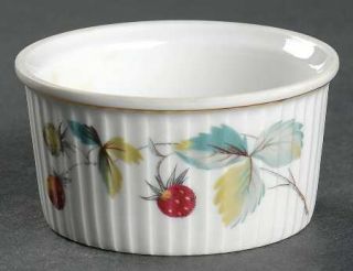 Royal Worcester Strawberry Fair (Oven To Table,Gold) Ramekin, Fine China Dinnerw