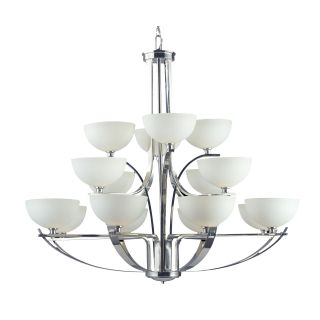 Ellipse 16 light Chrome Chandelier