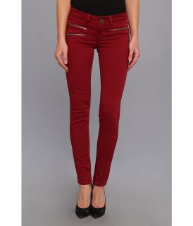 Request Juniors Zipper Utility Jeans in Cinnamon Womens Jeans (Burgundy)