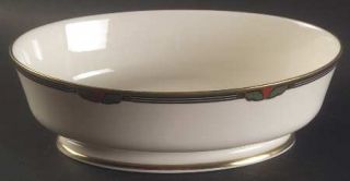 Lenox China Lohengrin 9 Oval Vegetable Bowl, Fine China Dinnerware   Grand Tier