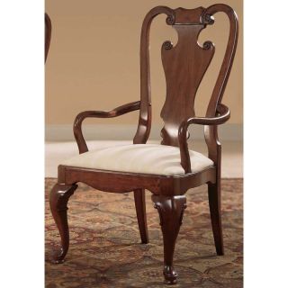 American Drew Cherry Grove 45th Splat Back Dining Arm Chairs   Set of 2