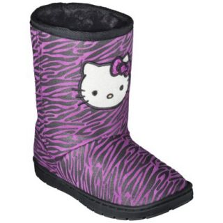 Toddler Girls Hello Kitty Zebra Boot   Pink 9