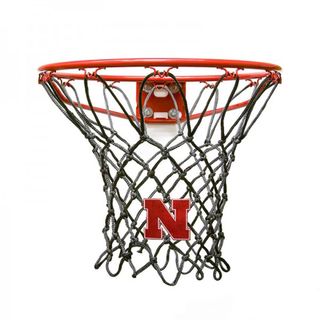 Krazy Netz Nebraska Basketball Net (BlackDimensions 24 inches high x 12 inches wide x 12 inches deepWeight 0.5 pound )