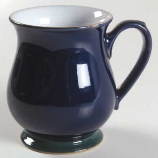 Denby Langley Regatta Craftsman Mug, Fine China Dinnerware   Cobalt Blue & Green