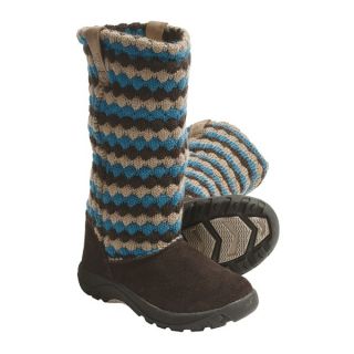 Keen Auburn Boots   Suede  Sweater Knit Shaft (For Kids and Youth)   DAPHNE (8 )