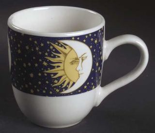 Majesticware Celestial Mug, Fine China Dinnerware   Casual Settings,Stars,Moon,N