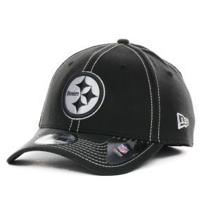 Pittsburgh Steelers New Era NFL Black and White All Pro 39THIRTY Cap