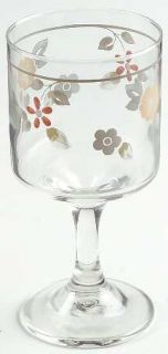 Pfaltzgraff Wyndham 8 Oz Glassware Wine, Fine China Dinnerware   Pink&Gray Flora