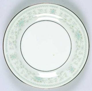 Nitto Cumberland Bread & Butter Plate, Fine China Dinnerware   Blue Flowers & Sc