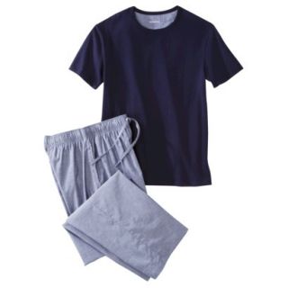 Merona Mens Chambray Pajama Set   Blue XL