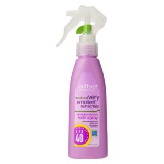 Alba Very Emollient Kids Spray Sunscreen SPF 40  4oz