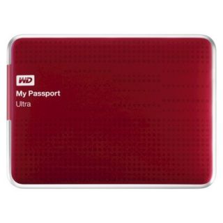 WD 1TB My Passport Ultra Hard Drive   Red
