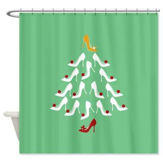  High Heel Shoe Holiday Tree Shower Curtain  Use code FREECART at Checkout