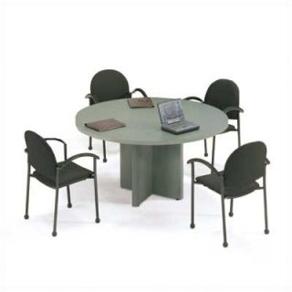 ABCO 48 Diameter Self Edge Round Top Gathering Table with X Base C RD 48 E X