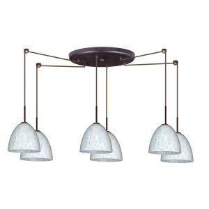 Besa Lighting BEL 6JC 447019 LED BR Vila Pendant