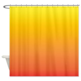 Shades of Yellow/Orange Shower Curtain  Use code FREECART at Checkout
